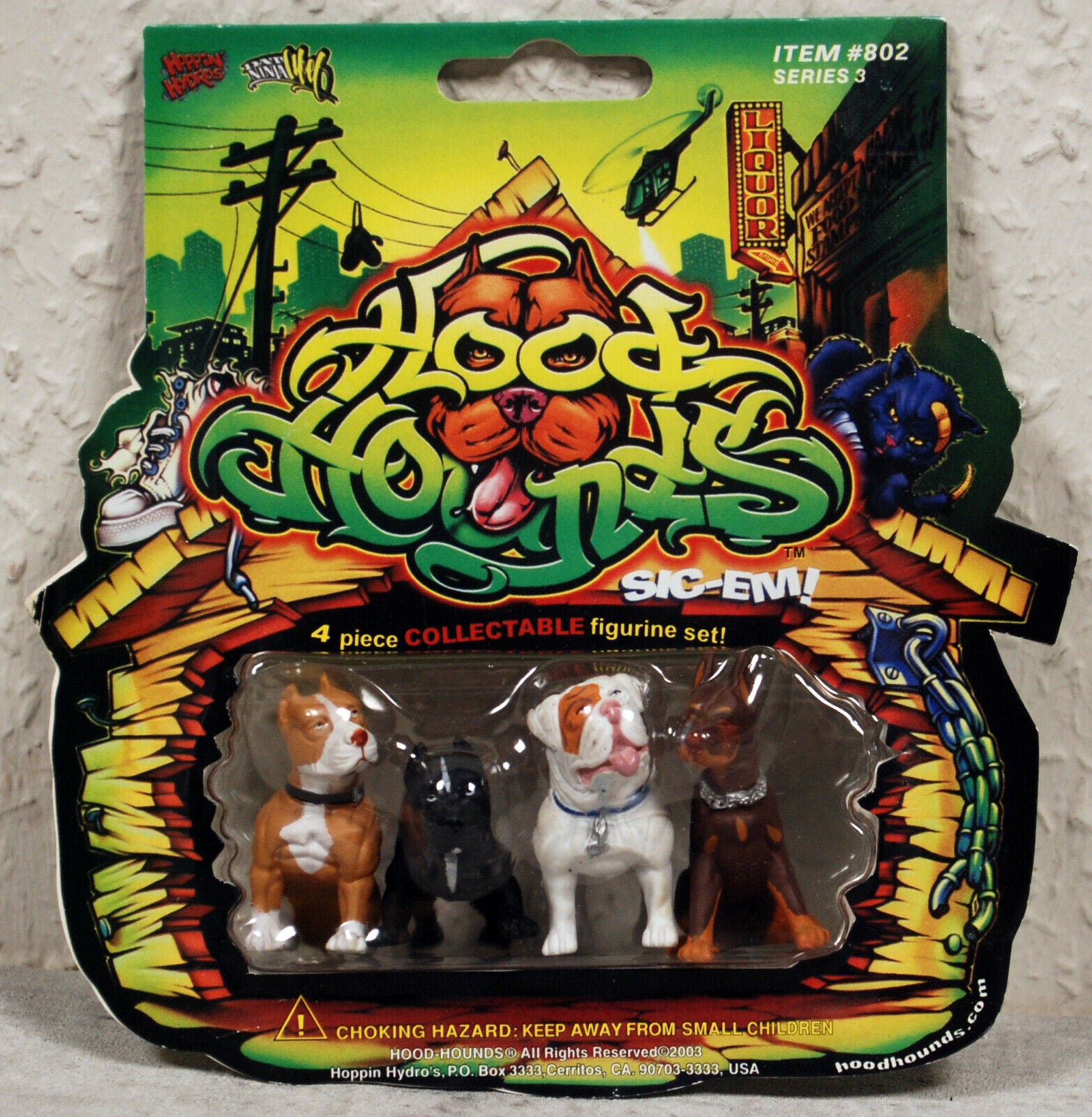 Hoppin Hydros Hood Hounds Hunde Dogs 1:24