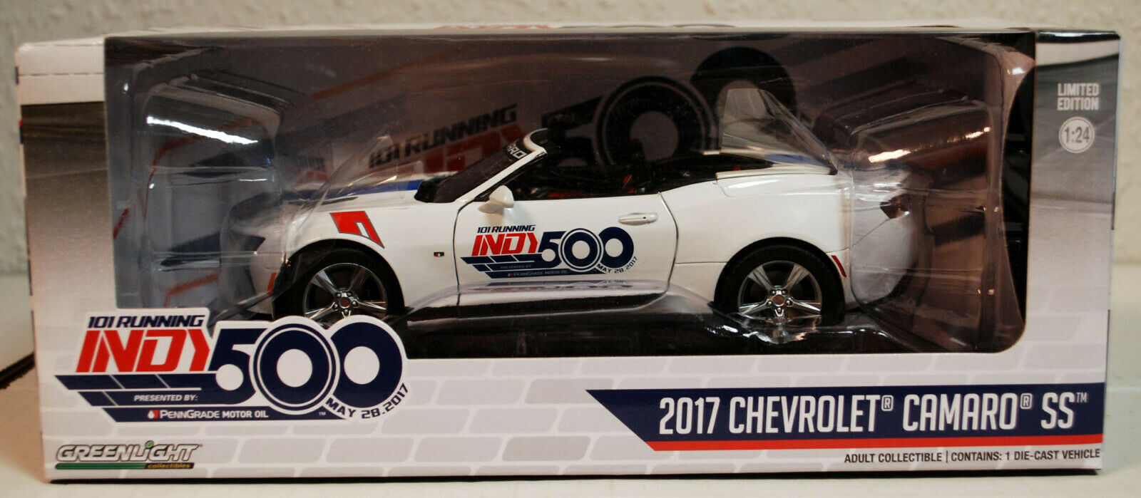 Greenlight 18247 2017 Chevrolet Camaro SS Indy 500 Pace Car 1:24
