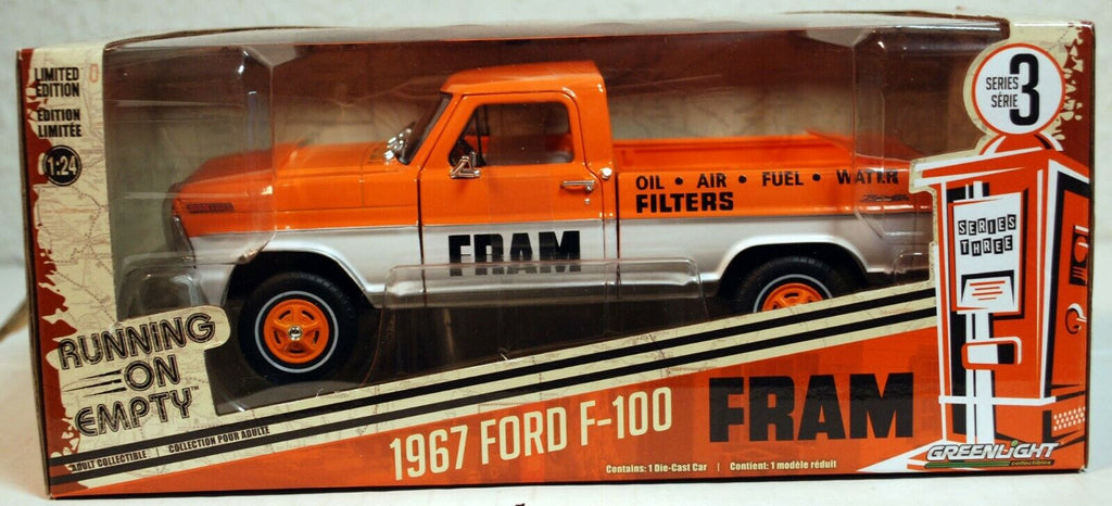 1967 Ford F 100 Pickup FRAM oil Filter 1:24 Greenlight 85042