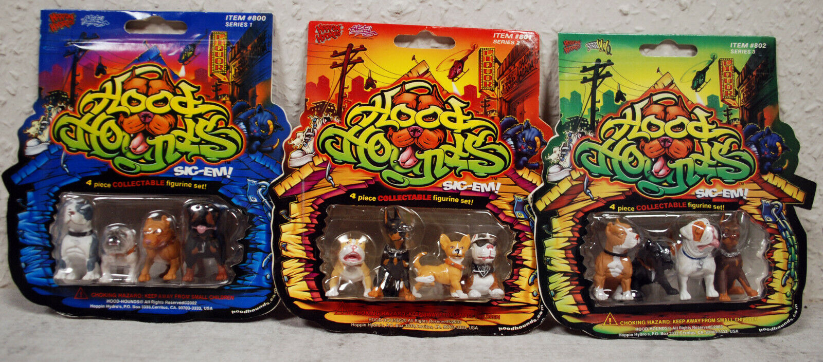 Hoppin Hydros Hood Hounds Hunde Dogs 1:24