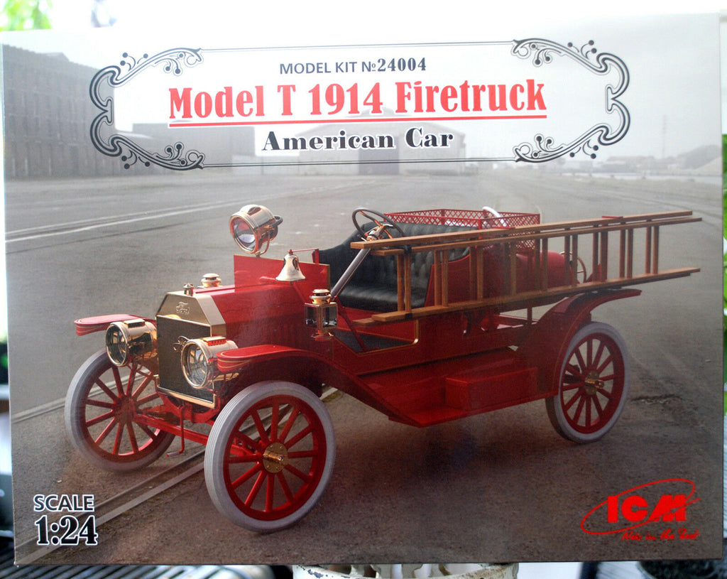 1914  Ford Model T Firetruck 1:24  ICM 24004