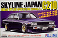 Fujimi 038643 1977 Nissan Skyline 2000 GT E 4door Sedan C210 JDM 1:24 Bausatz