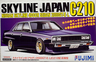 Fujimi 038643 1977 Nissan Skyline 2000 GT E 4door Sedan C210 JDM 1:24 Bausatz