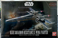 Star Wars X - Wing Fighter Blue Sq. Resistance Bandai  223296 neu 2017