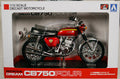 Honda CB 750 Four Candy Red Fertigmodell 1:12 Aoshima 104323