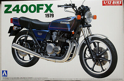 Aoshima 041512 1979 Kawasaki Z 400 FX 1:12 Motorrad Bike