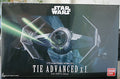 Star Wars Darth Vaders Tie Advanced X 1, 1:72, Bandai 191407 neu 2017