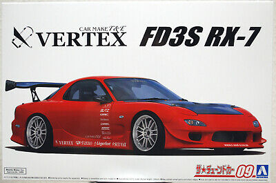 Aoshima 058398 1999 Mazda RX-7  FD3S T & E Vertex JDM 1:24