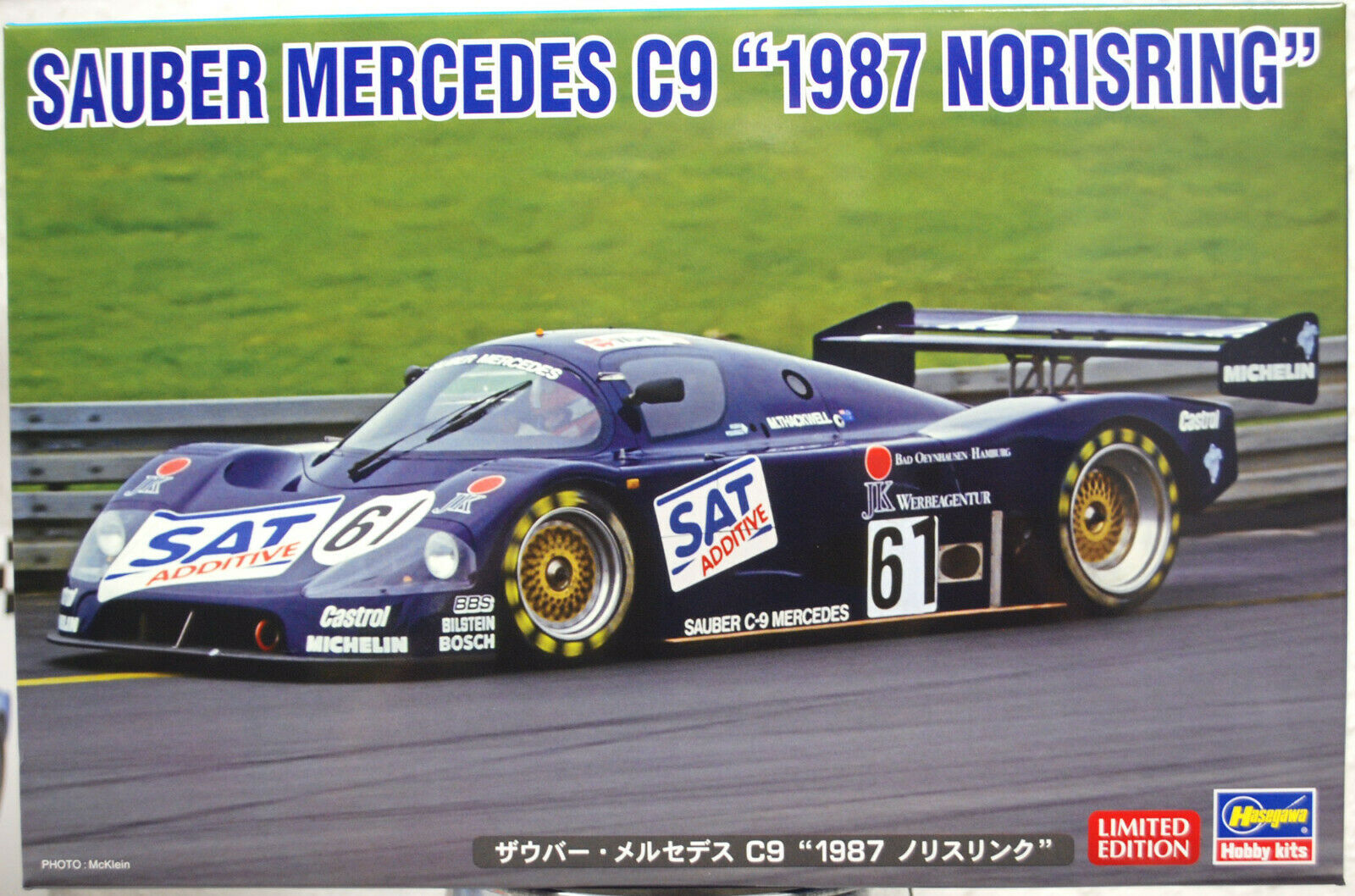 1987 Sauber Mercedes C 9 Norisring 1:24 Hasegaw 20456