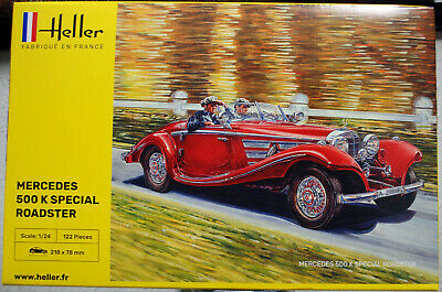 1934 Mercedes 500 K Special Roadster 1:24 Heller 80710