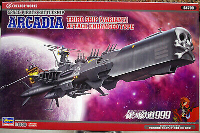 Space Pirate Battleship Arcadia Third Ship 1:1500 Hasegawa 64709