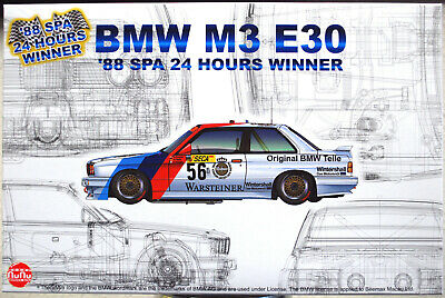 Nunu 24017 1988 BMW M 3 E 30 Warsteiner 24 H Winner Spa 1:24 Platz