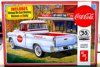 1955 Chevrolet Cameo Pickup Coca-Cola 1:25 AMT 1094 wieder neu 2018