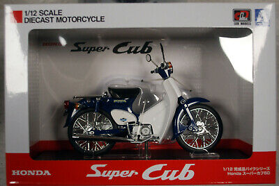Honda Super Cup dunkelblau Fertigmodell 1:12 Aoshima 105665
