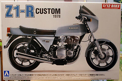 Aoshima 053997 1978 Kawasaki Z1-R Custom Z 1000 1:12 Motorrad Bike