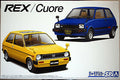 Aoshima 057872 1981 Daihatsu Cuore / Rex 1:20 2 komplette Bausätze