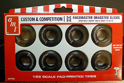 AMT 003 M + H Racemaster Dragster Slicks Tall & Wide 11,75 x 16, 1:25