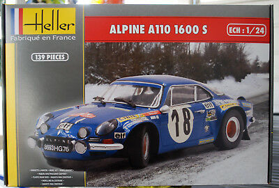 1973 Renault Alpine A 110 1600S Rallye Monte Carlo 1:24 Heller 80745