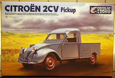 195x Citroen 2 CV Pickup (Fourgonette), 1:24, Ebbro 25004