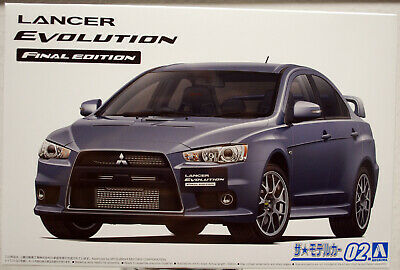 Aoshima 057957 2015 Mitsubishi Lancer Evolution X Final Edition 1:24 JDM