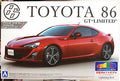 Aoshima 010068 2012 Toyota 86 vorlackiert in Lightning Red 1:24