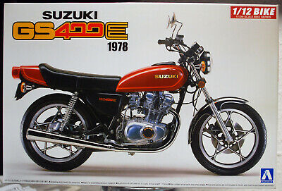 Aoshima 053119 1978 Suzuki GSX 400 E 1:12 Motorrad Bike