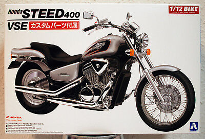 Aoshima 053980 1995 Honda Steed 400 VSE 1:12 Motorrad Bike