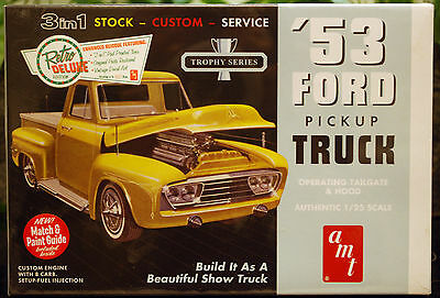 1953 Ford Pickup 3´n1, 1:25, AMT 882