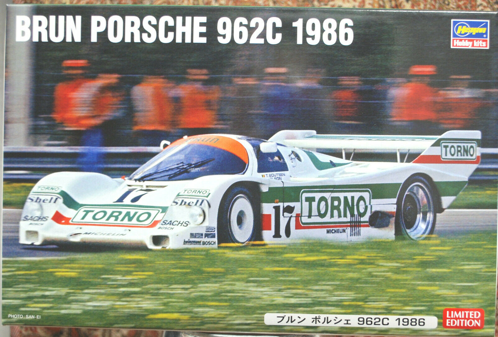 1986 Porsche 962 C BRUN 1:24 Hasegawa 20455