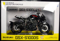 Suzuki GSX S 1000 S Katana Glass Sparkle Black Fertigmodell 1:12 Aoshima 106181