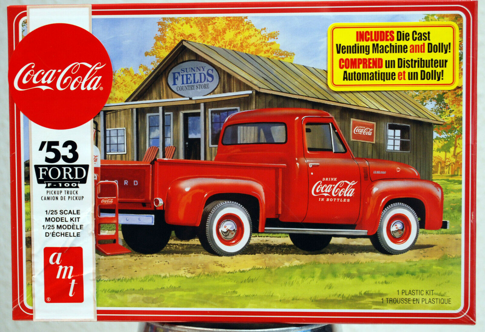 1953 Ford F 100 Pickup Coca Cola 1:25 AMT 1144 wieder neu 2019