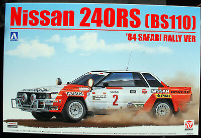 Aoshima Beemax 104330 1984 Nissan 240 RS BS110 Safari Rallye 1:24  #15