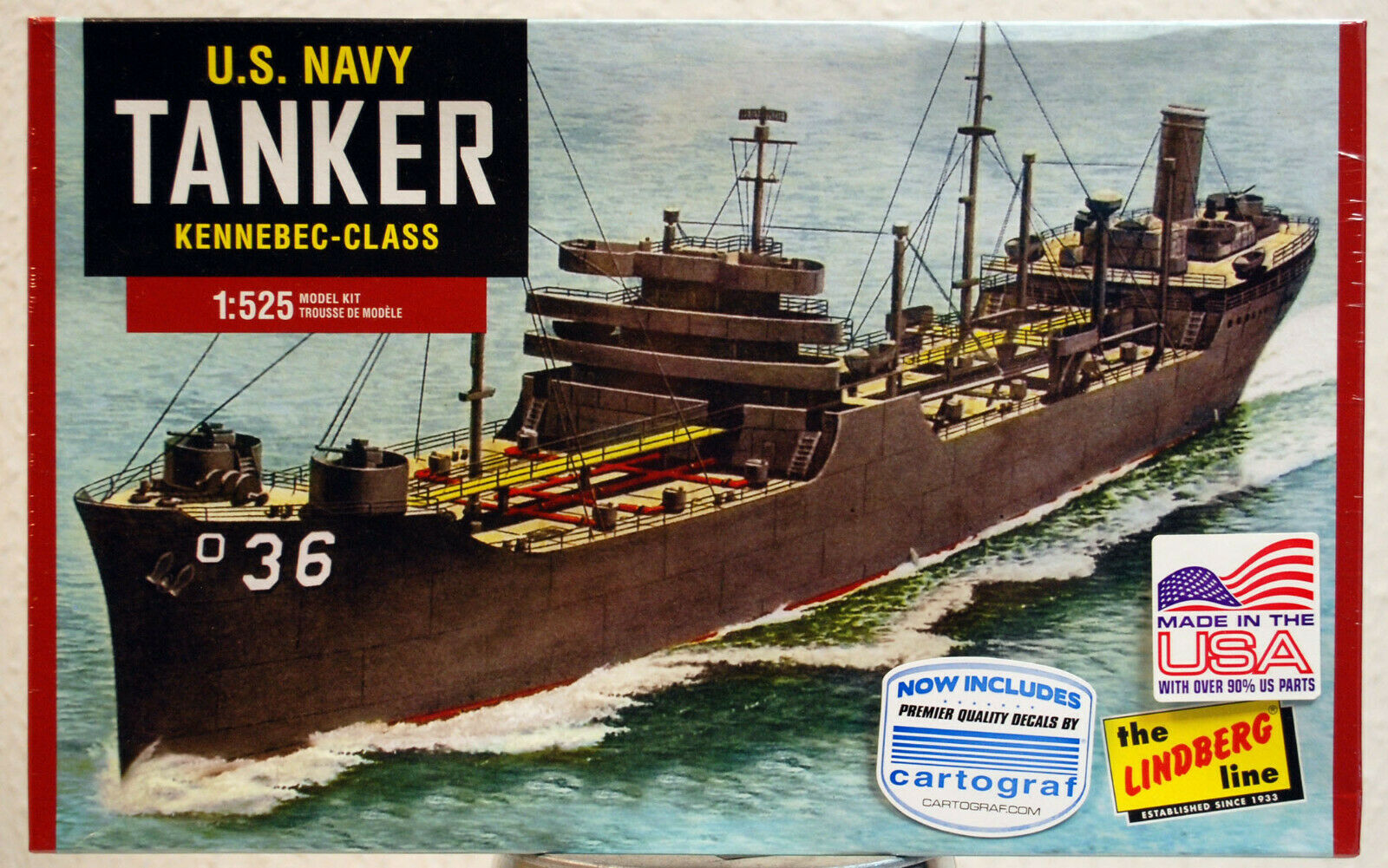 U.S. Navy Tanker Kennebec Class 1:525 Lindberg 438