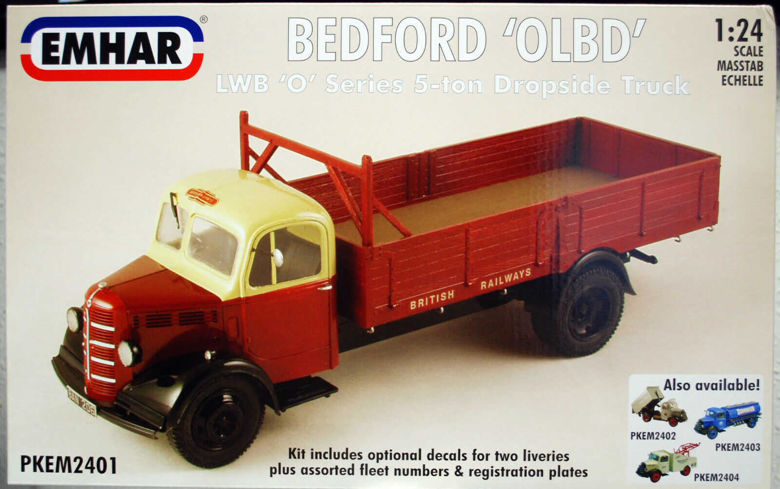 Emhar EM2401 Bedford OLDB LWB O-Series 5-ton Dropside Truck Pritschen-LKW - Neu