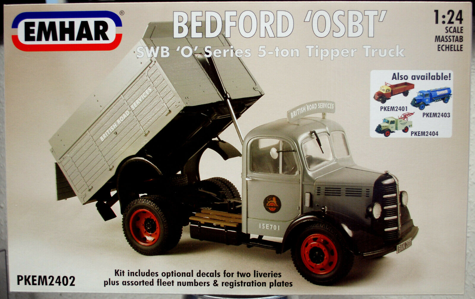 Emhar EM2402 Bedford OSBT SWB O-Series 5-ton TipperTruck Pritschen-LKW - Neu