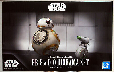 Star Wars BB-8 & D-0 Diorama Set 1:12 Bandai 5058226 neu 2020