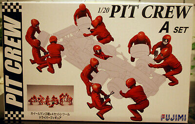 Fujimi 112442 Pit Crew Set A Reifenwechsel F1 Formel 1 Grand Prix 1:20