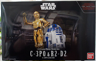 Star Wars C-3PO &  R2-D2 1:12 Bandai 223297 neu 2018