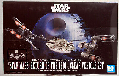 Star Wars Clear Vehicle Set Return of the Jedi Bandai 5058212  neu 2020