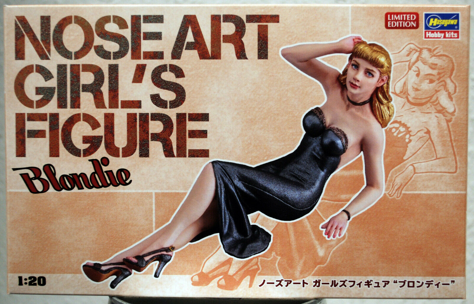52257 Hasegawa Nose Art Girls Figure Blondie 1:20