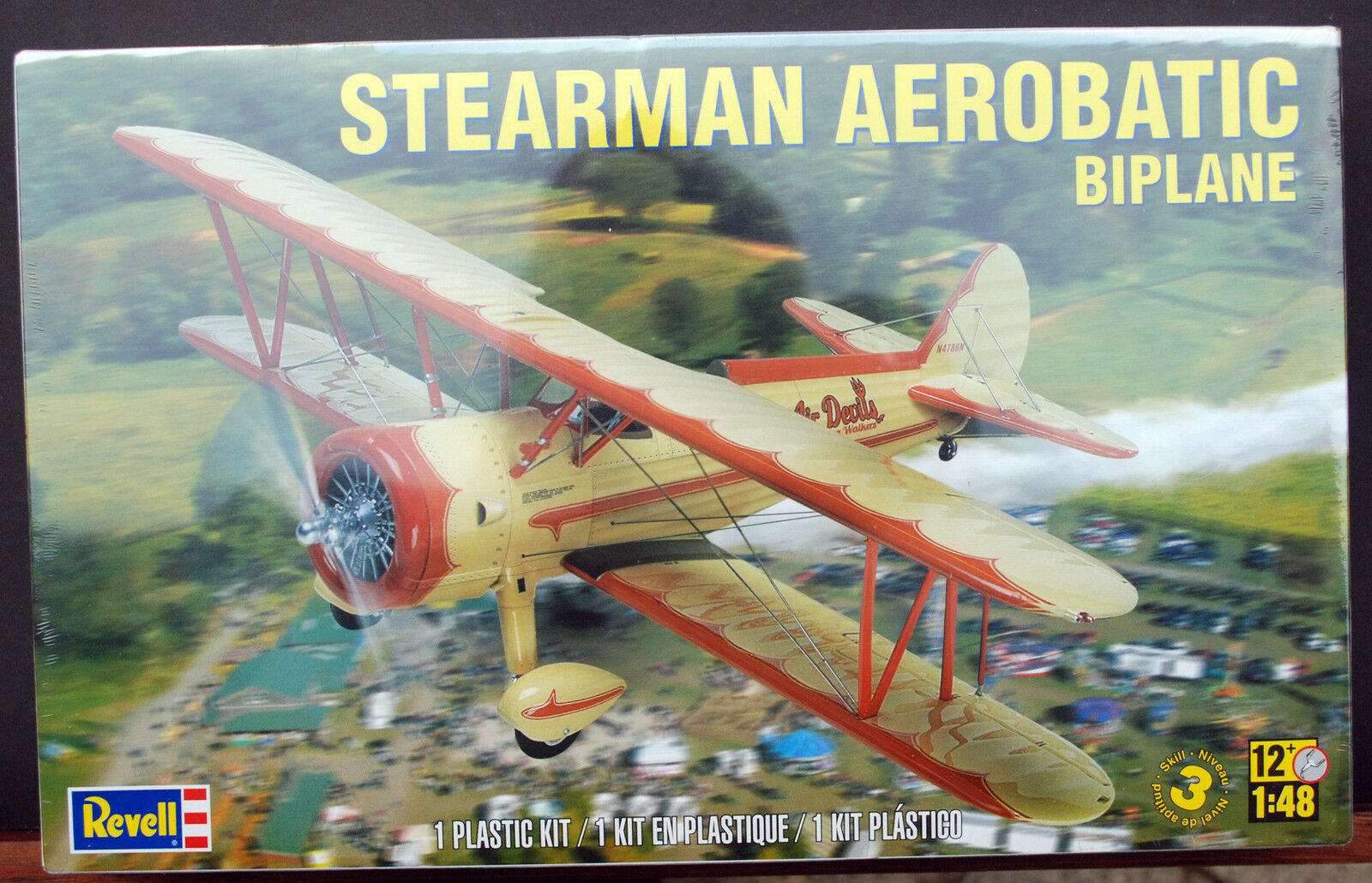 Stearman Aerobatic Biplane PT17, 1:48, Revell 5269 wieder neu 2015, wieder neu