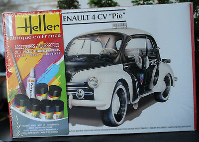 1955 Renault 4 CV Police Secours 1:24 Heller 80764