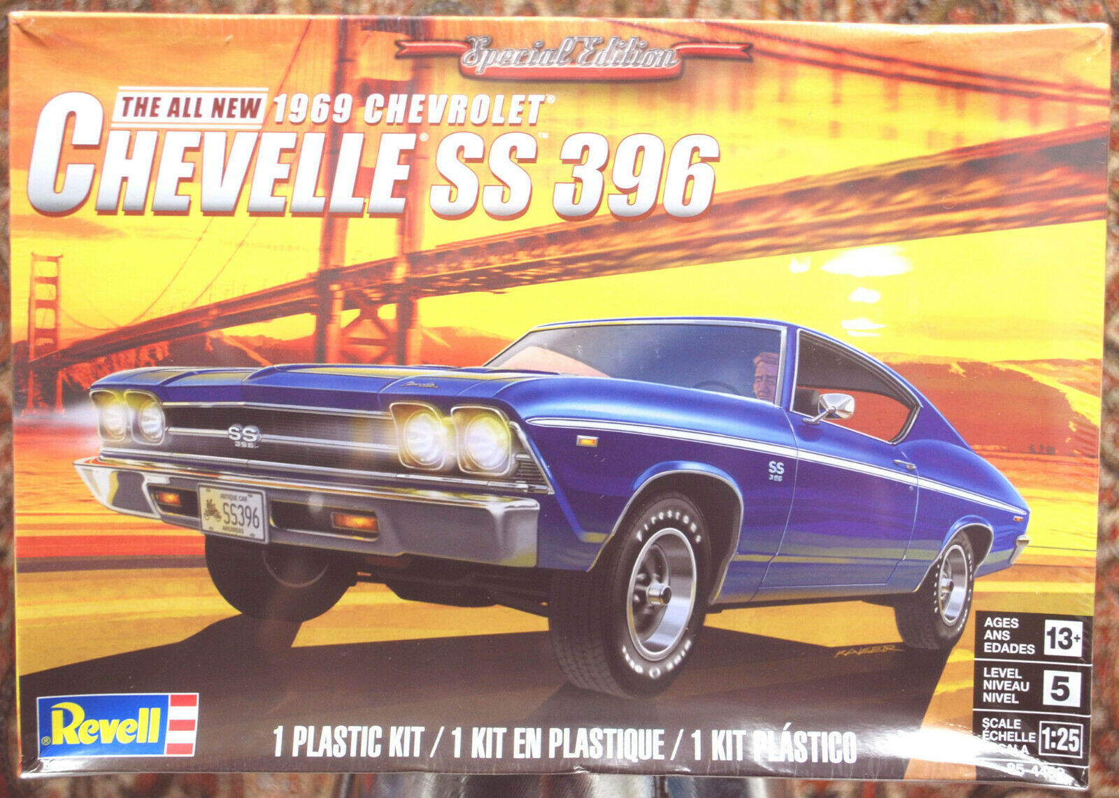 Revell 4492 1969 Chevrolet Chevelle SS 396 1:25  neu 2020 Bausatz  muscle car