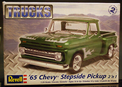 Revell 7210 1965 Chevrolet Stepside Pickup 2´n1 1:25 USA Bausatz muscle car