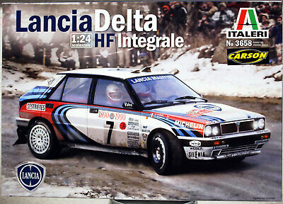1990 Lancia Delta HF Integrale Rallye Monte Carlo 1:24 Italeri 3658