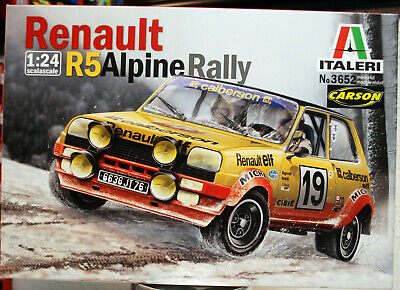 1978 Renault R5 Alpine Rallye Monte Carlo 1:24 Italeri 3652