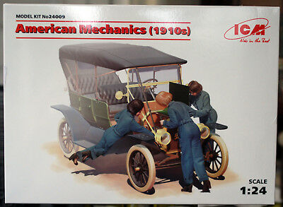 24009 ICM American Mechanics Female Mädels eher 1950 als 1910 1:24 neu 2017