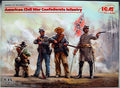 ICM 35021 American Civil War Confederate Infantry 1:35