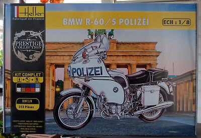 1969 BMW R 60 / 5 Polizei 1:8  Heller 52993 Komplettset
