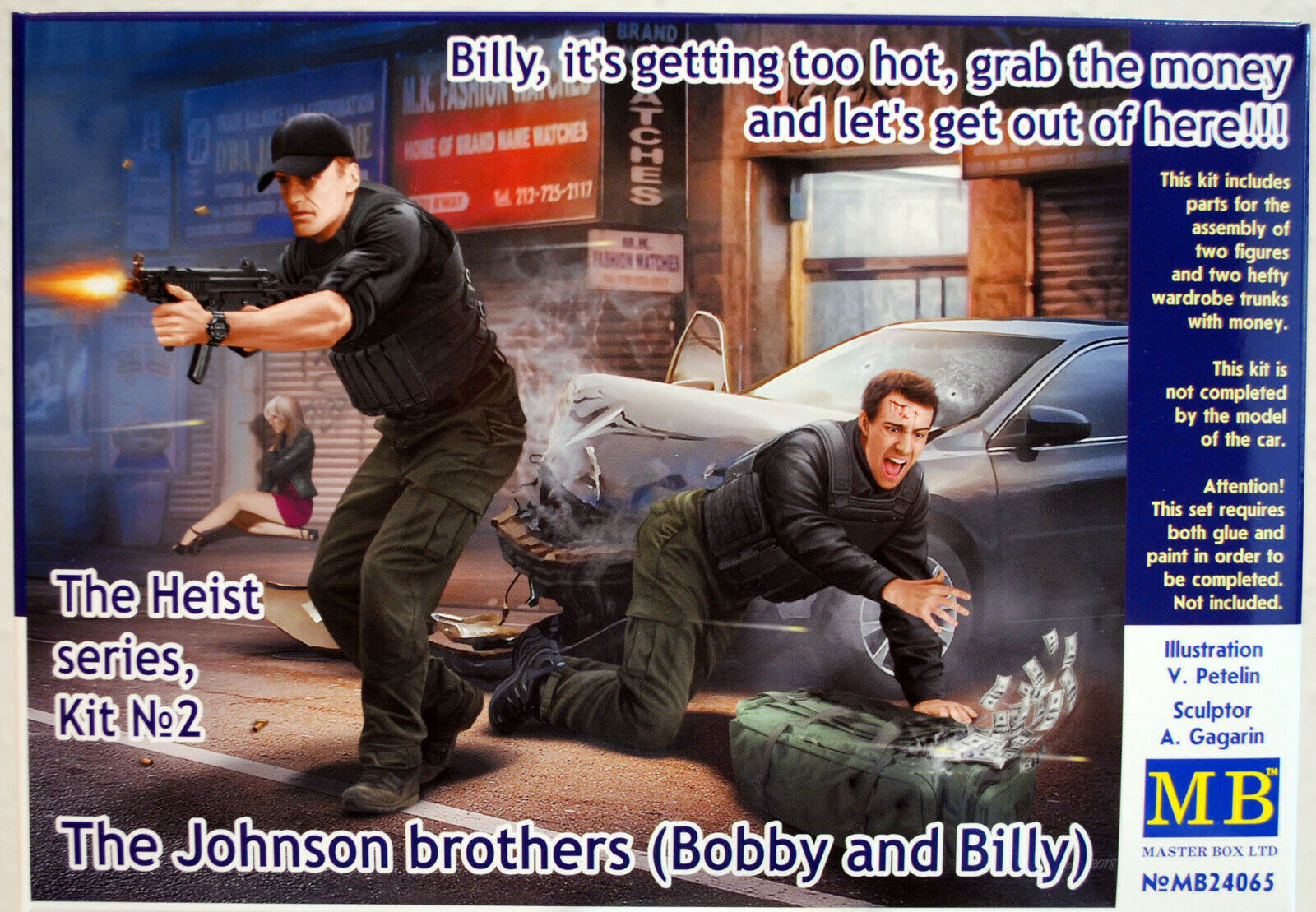 24065 Master Box The Heist Series Billy, it´s getting to hot 1:24 neu 2019